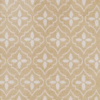 4' X 6' Beige And Ivory Geometric Indoor Outdoor Area Rug