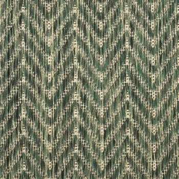 4' X 6' Green Geometric Indoor Outdoor Area Rug