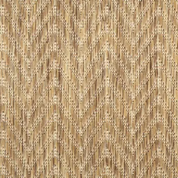 4' X 6' Natural Geometric Indoor Outdoor Area Rug