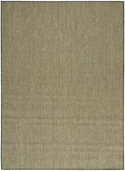 8' X 10' Green Geometric Indoor Outdoor Area Rug