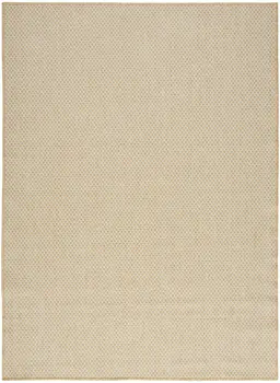 8' X 10' Natural Geometric Indoor Outdoor Area Rug