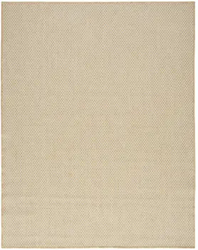 8' X 10' Natural Geometric Indoor Outdoor Area Rug