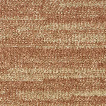 7' X 10' Rust Abstract Indoor Outdoor Area Rug