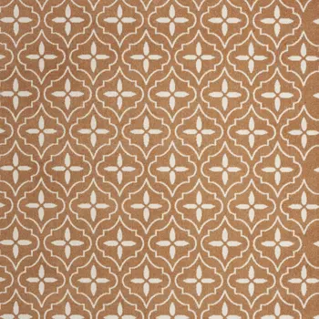 8' X 10' Copper Geometric Indoor Outdoor Area Rug