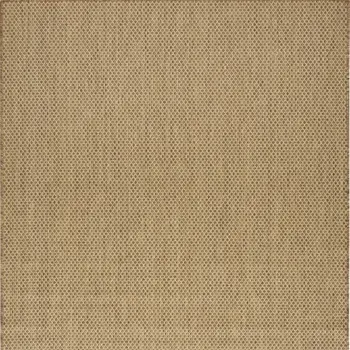 10' X 14' Tan Geometric Indoor Outdoor Area Rug