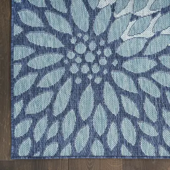 10' X 14' Green Geometric Indoor Outdoor Area Rug