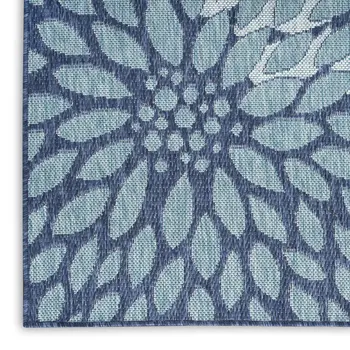 10' X 14' Green Geometric Indoor Outdoor Area Rug