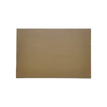 Blue Football Field White Floater Frame Print Wall Art