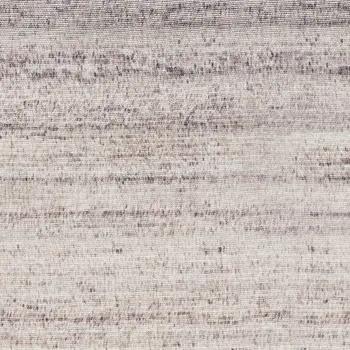 6' Ivory and Light Brown Abstract Washable Runner Rug