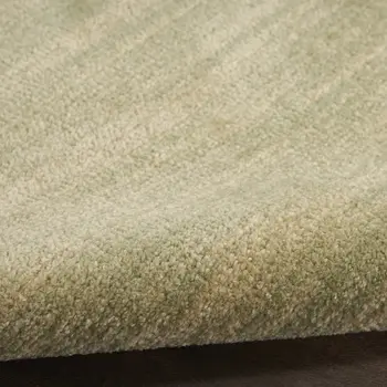 4' Green And Gold Round Abstract Indoor Outdoor Area Rug