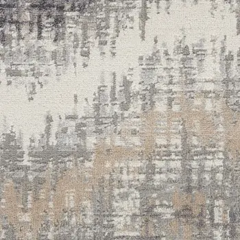 2' X 3' Yellow Floral Power Loom Area Rug