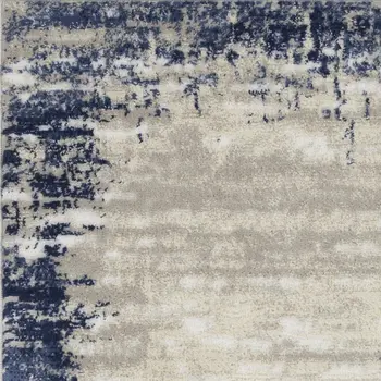 2' X 3' Ivory Floral Power Loom Area Rug