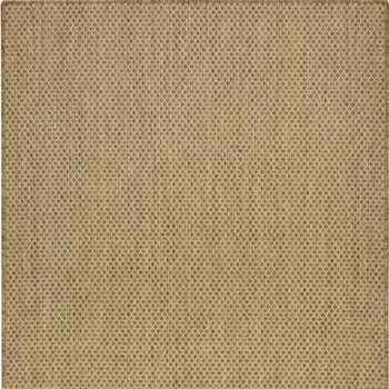 2' X 3' Natural And Tan Geometric Indoor Outdoor Area Rug
