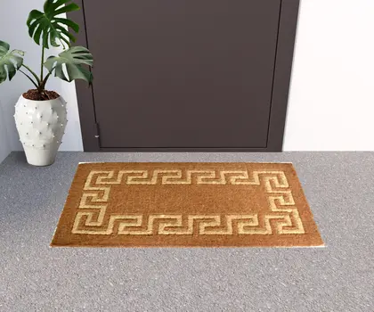 24" X 39" Brown Coir Outdoor Door Mat