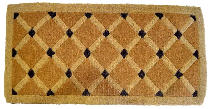 18" X 30" Brown Coir Outdoor Door Mat