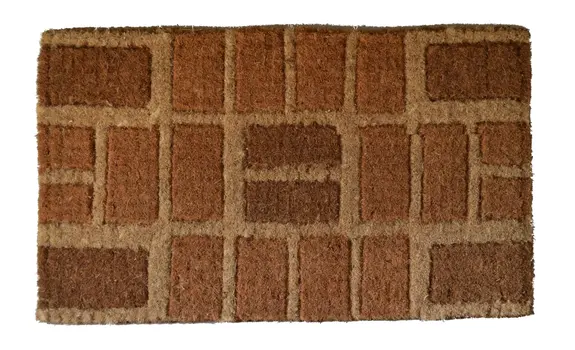 18" X 30" Brown Coir Outdoor Door Mat