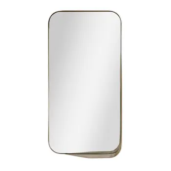 28" Bronze Metal Accent Mirror