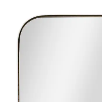 28" Bronze Metal Accent Mirror