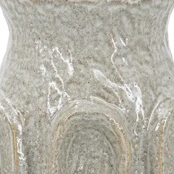 8" Sage And Gray Round Ceramic Table Vase