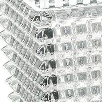 11" Clear Glass Table Vase