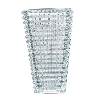 11" Clear Glass Table Vase