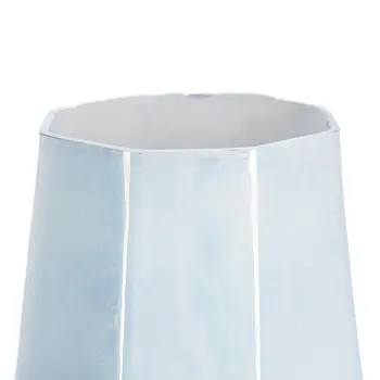 20" Opal Cylinder Glass Table Vase