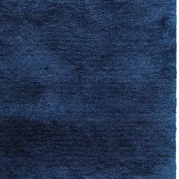 5' X 7' Blue Shag Hand Tufted Area Rug