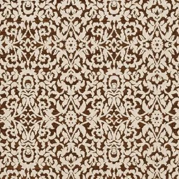 7' X 10' Rust And Beige Oriental Area Rug