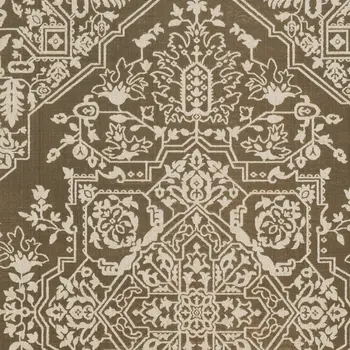 8' X 11' Gold And Beige Oriental Area Rug