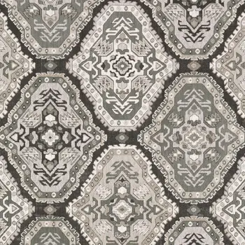 4' X 6' Ivory And Blue Medallion Area Rug