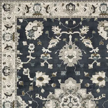 7' X 10' Blue Oriental Area Rug