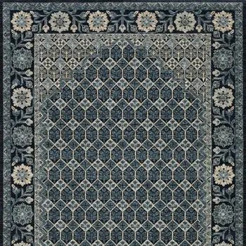 10' X 13' Ivory Oriental Area Rug With Fringe