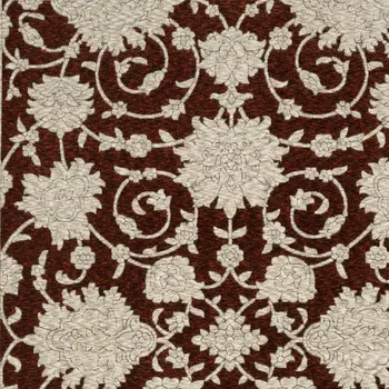 10' X 13' Beige Floral Area Rug With Fringe