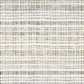 5' X 8' Ivory Gold And Gray Striped Area Rug