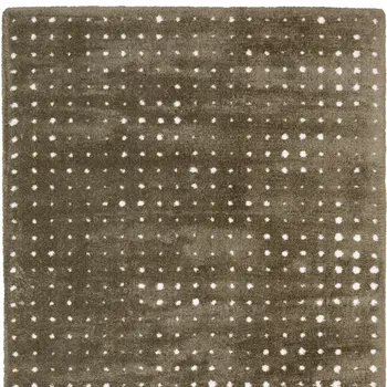 10' X 13' Brown And Ivory Geometric Area Rug