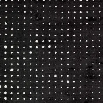 4' X 6' Black And Ivory Geometric Area Rug