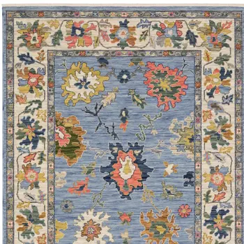 2' X 3' Gray And Light Gray Oriental Area Rug With Fringe