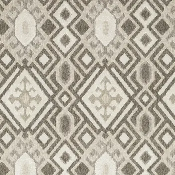 3' X 5' Brown And Beige Tribal Area Rug