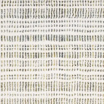 2' X 3' Ivory Yellow And Black Striped Area Rug