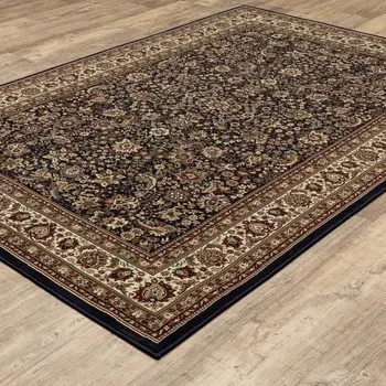 2' X 3' Blue And Red Oriental Area Rug