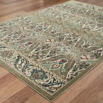 2' X 3' Brown And Ivory Floral Area Rug