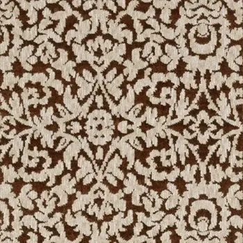 8' Rust And Beige Oriental Runner Rug