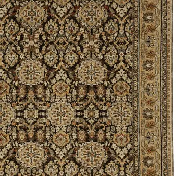 2' X 3' Brown And Gold Oriental Area Rug