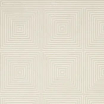 7' X 10' Ivory And Beige Geometric Area Rug