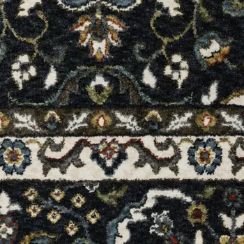 5' X 8' Gold Medallion Area Rug With Fringe