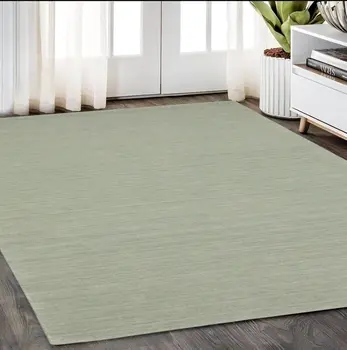 5' X 8' Silver Wool Hand Tufted Area Rug