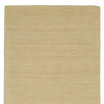 8' Beige Wool Hand Tufted Runner Rug