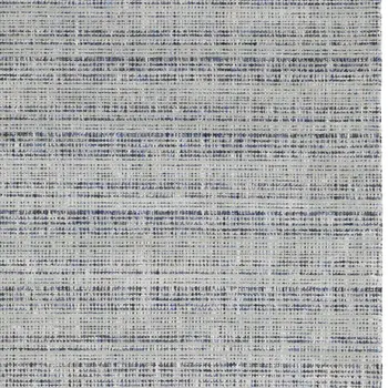 5' X 8' Gray And Blue Striped Hand Tufted Area Rug