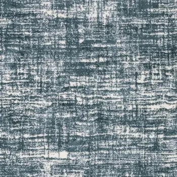 8' Teal And Ivory Geometric Runner Rug