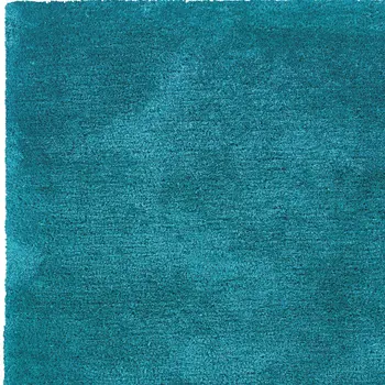 3' X 5' Teal Shag Hand Tufted Area Rug